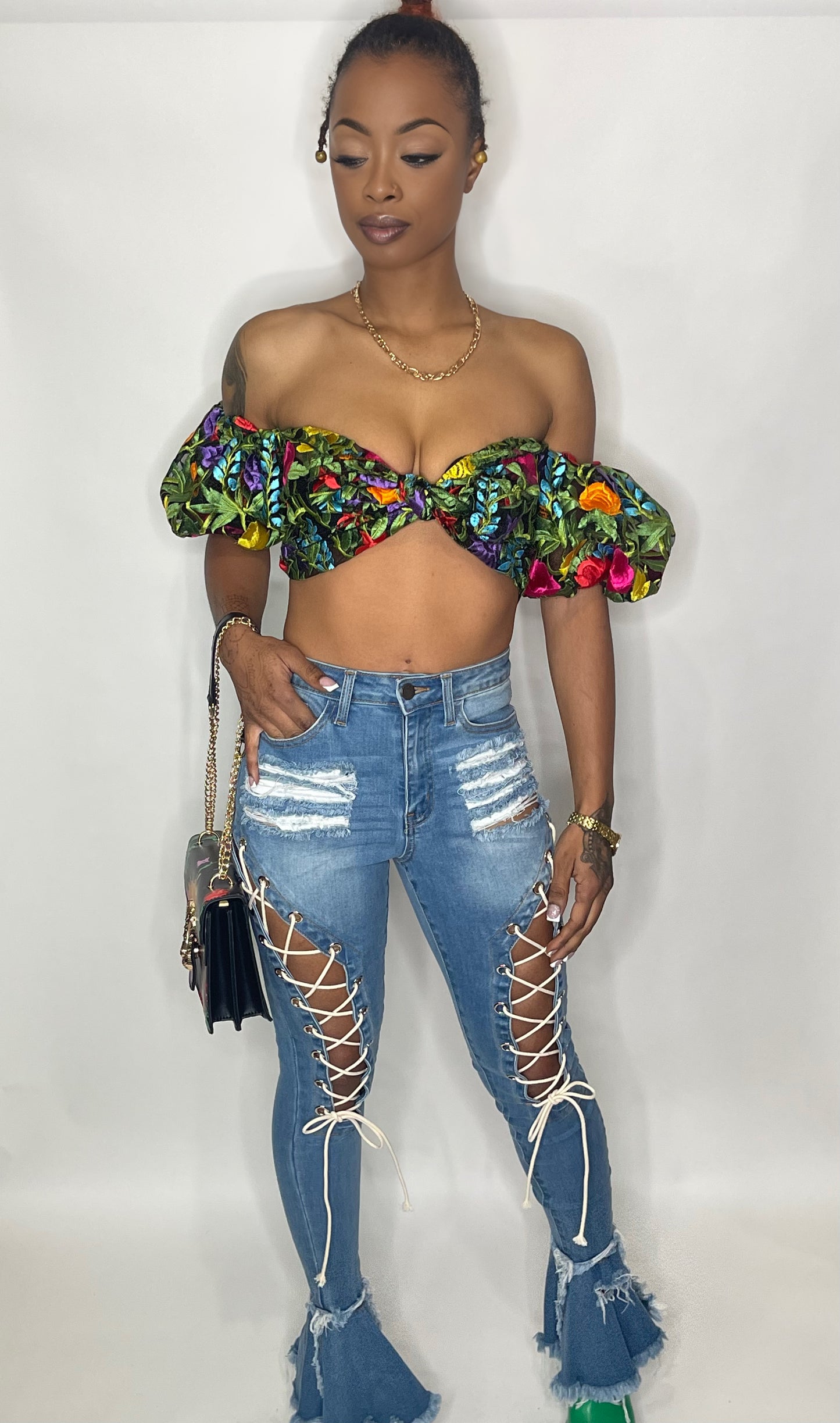 Tie Me Up Jeans